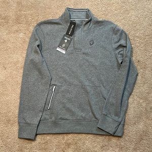 NWT Peloton x Fourlaps Rush 1/4 Pullover, Grey, L, ho121-4laps-zip-plvr-gry